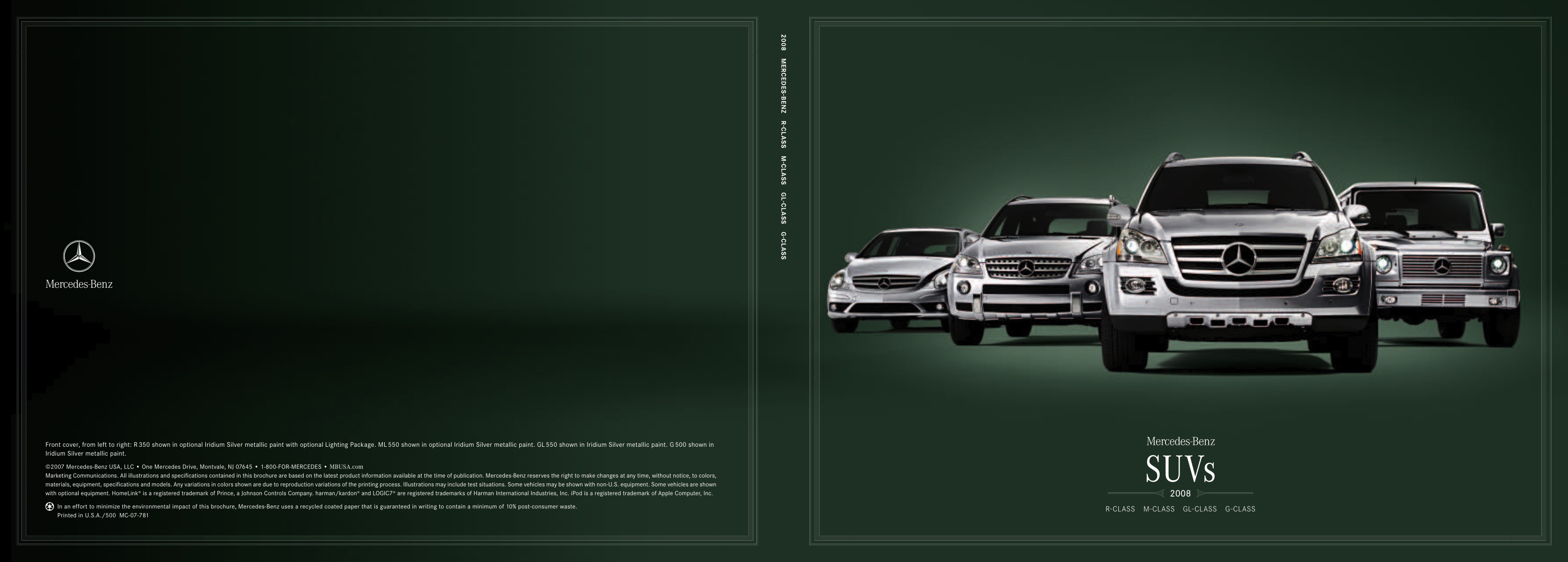 2008 Mercedes-Benz ML R-Class Brochure
